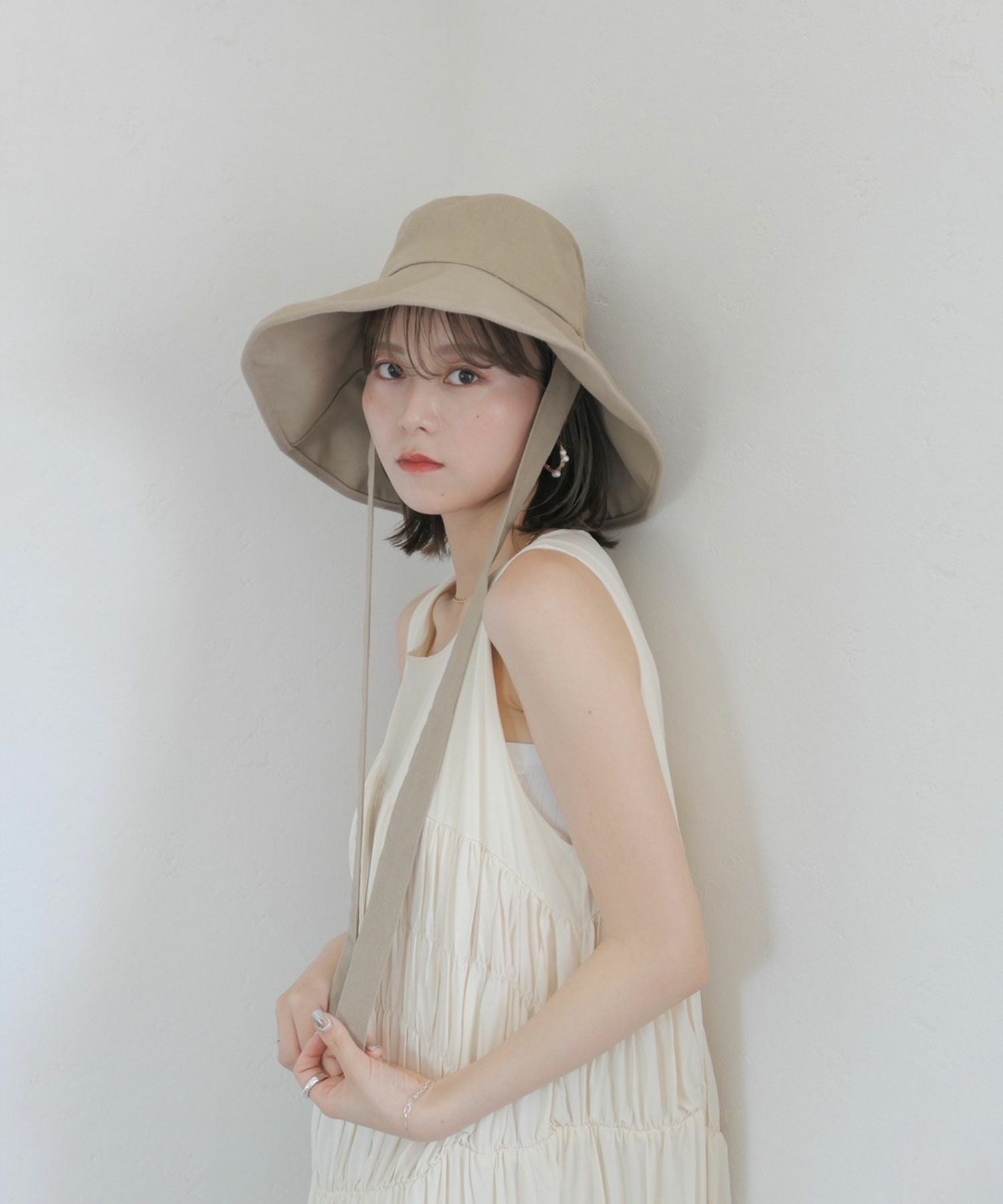 ribbon bucket hat | Reurie'（レウリィ）