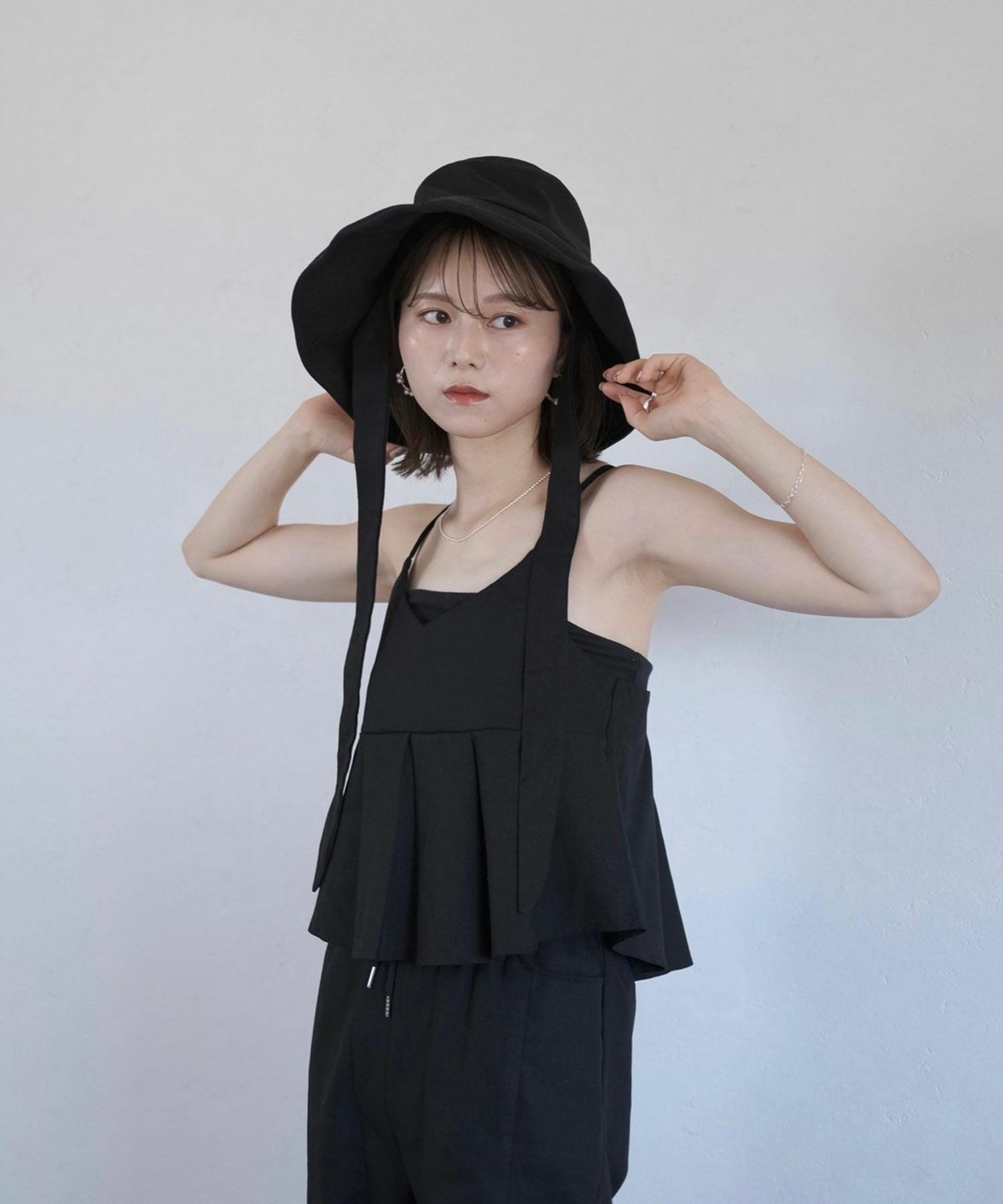 ribbon bucket hat | Reurie'(レウリィ) ribbon bucket hat | Reurie'(レウリィ)