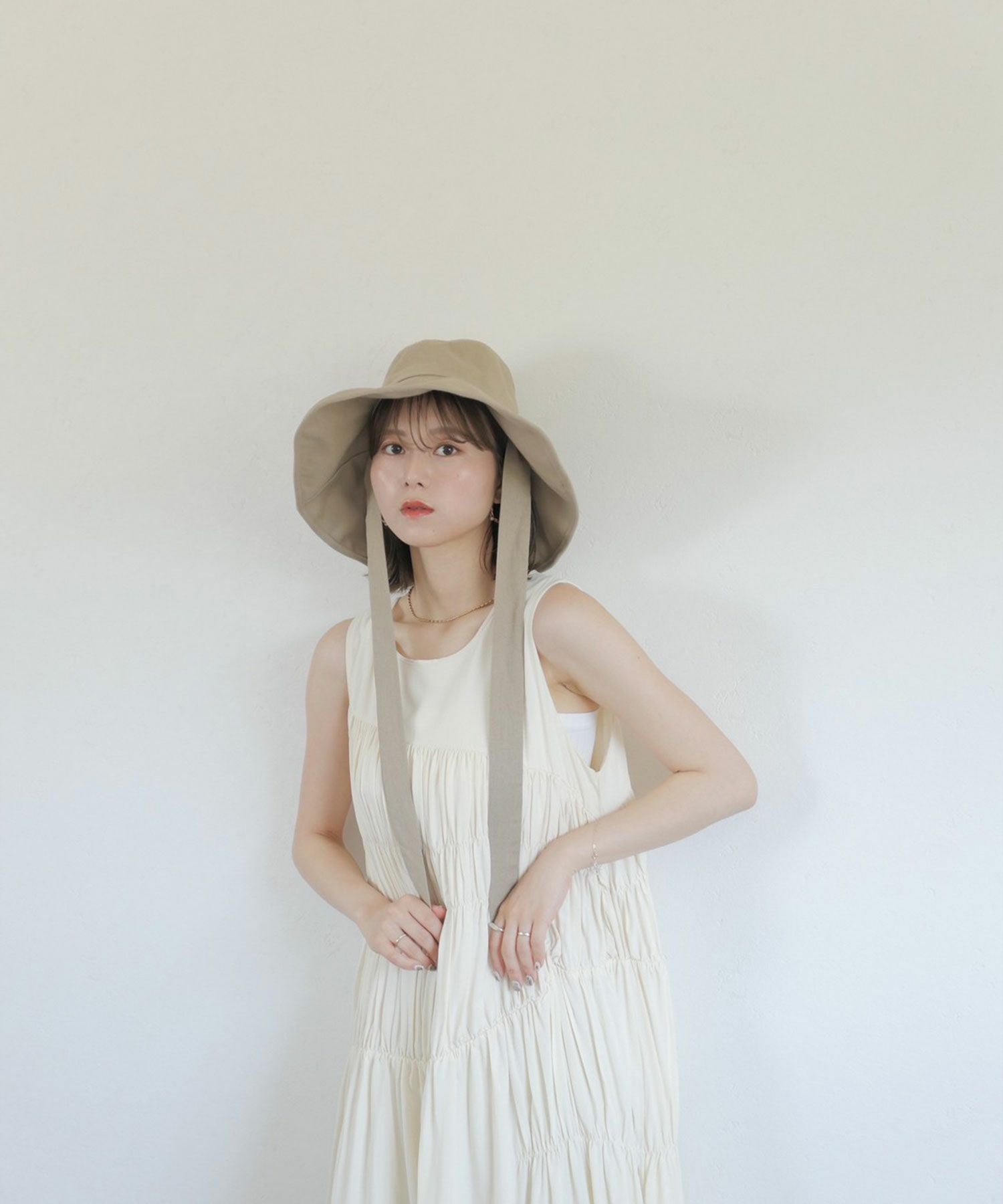 ribbon bucket hat | Reurie'（レウリィ）