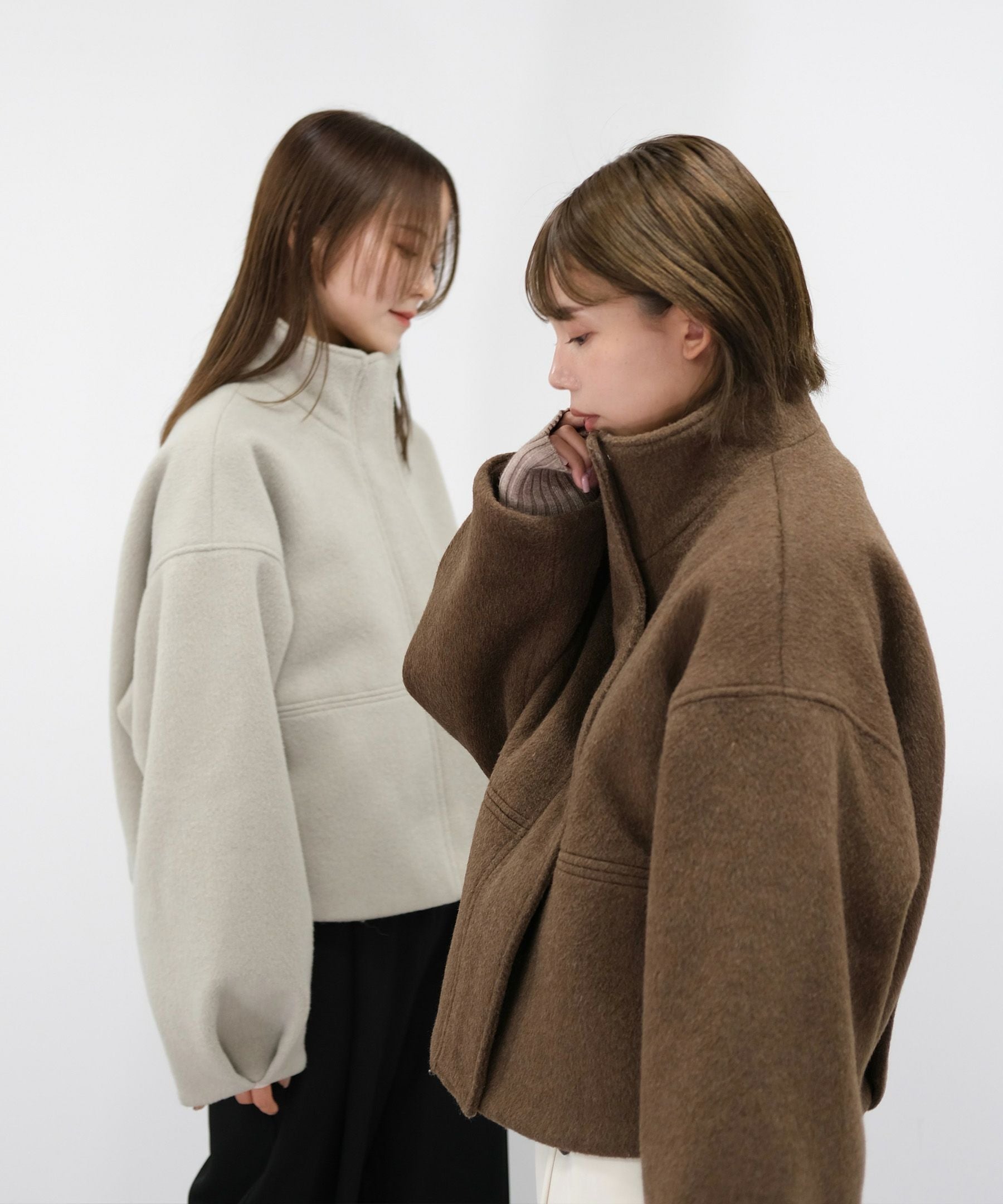 original wzip short wool coat | Reurie'（レウリィ）