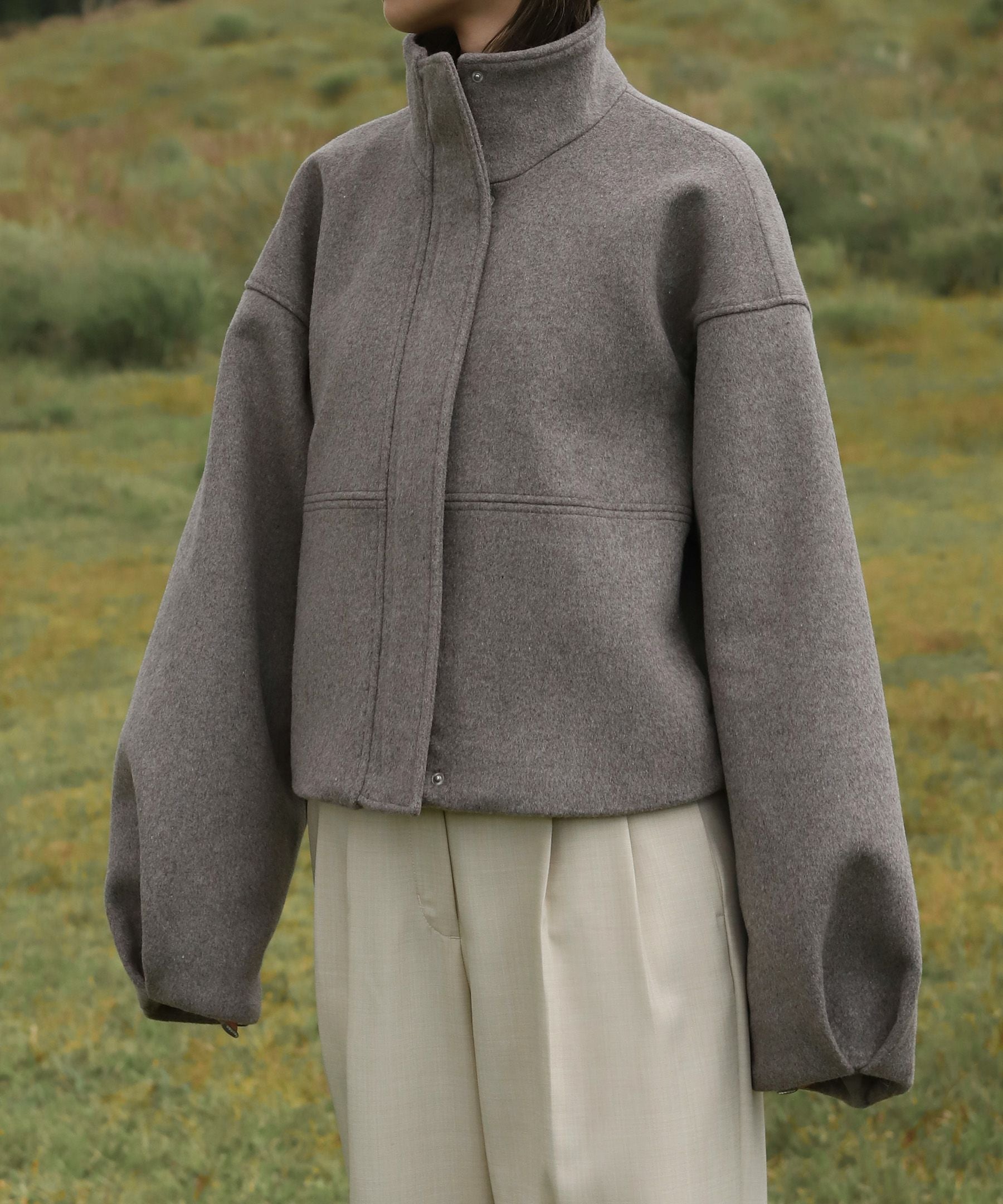 original wzip short wool coat | Reurie'（レウリィ）