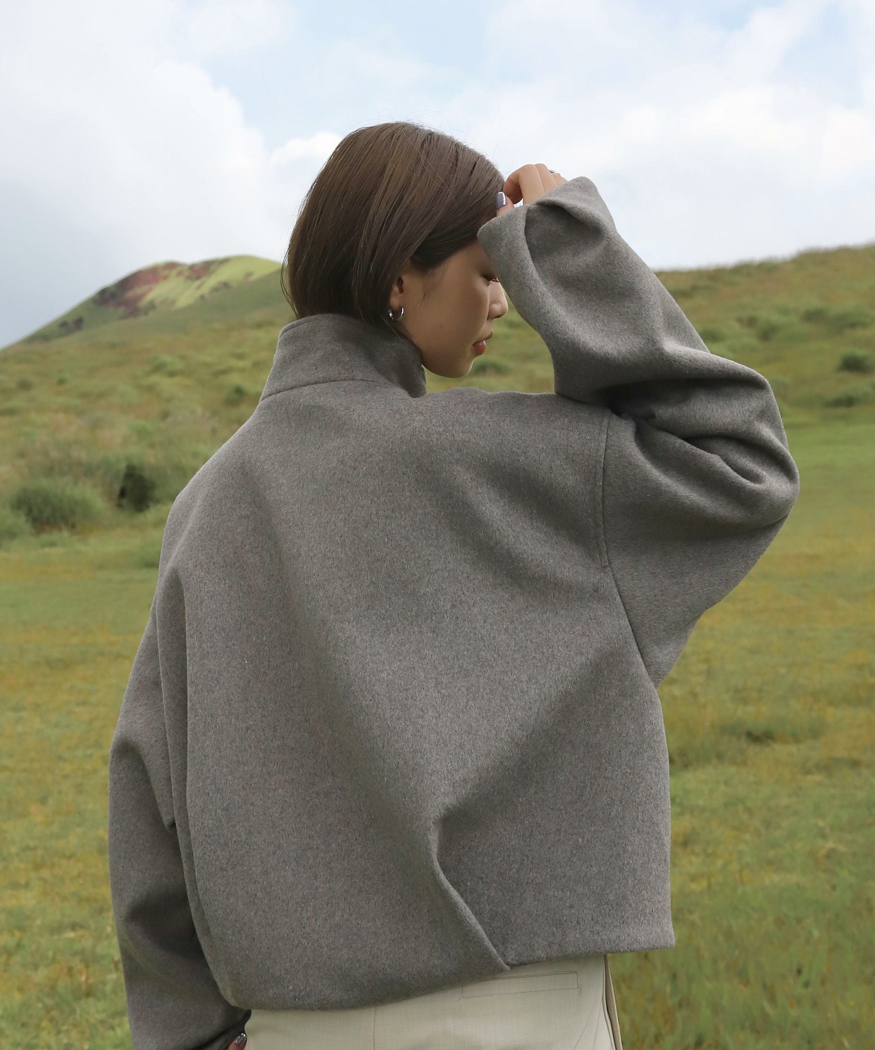 original wzip short wool coat | Reurie'（レウリィ）