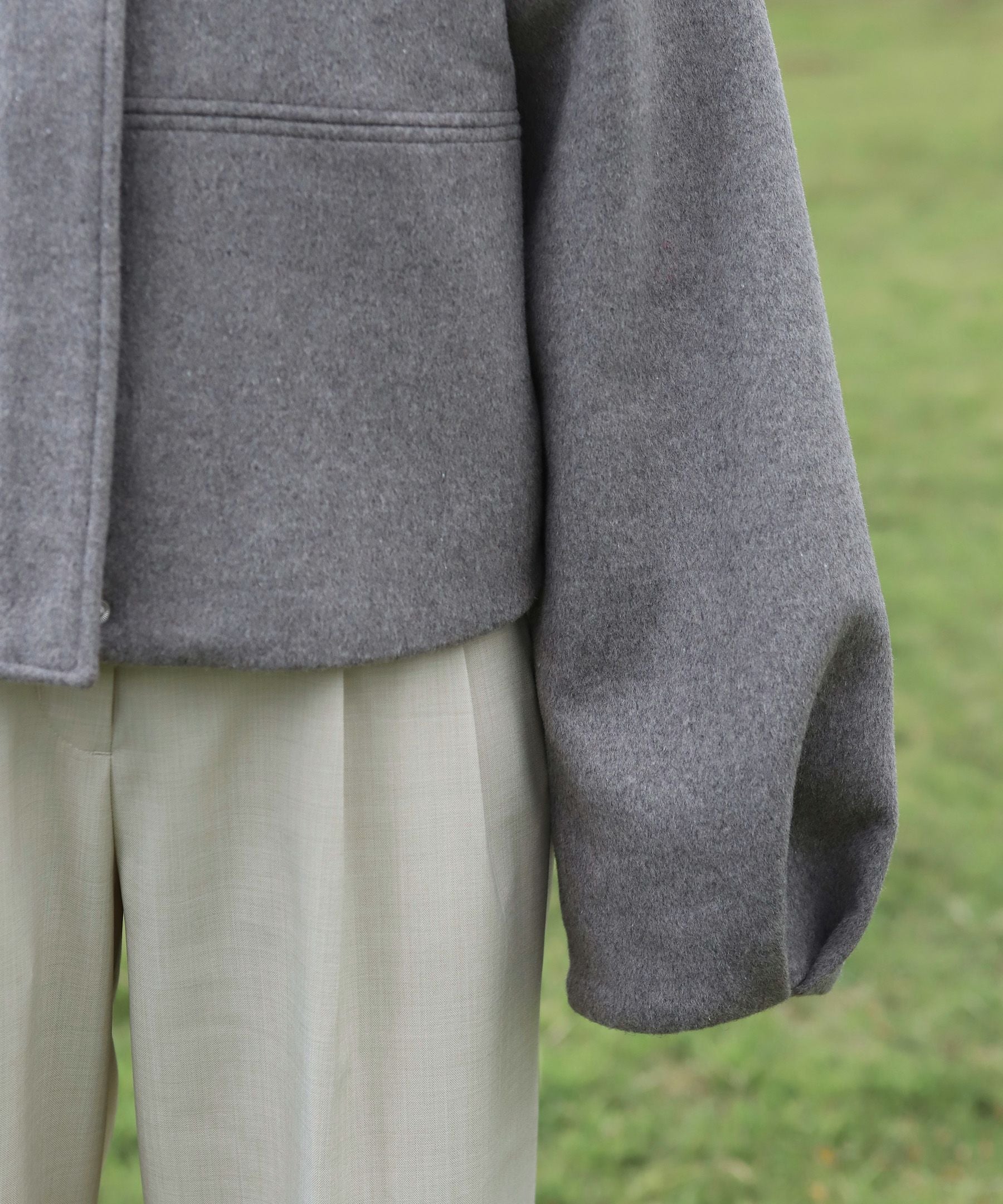 original wzip short wool coat | Reurie'（レウリィ）