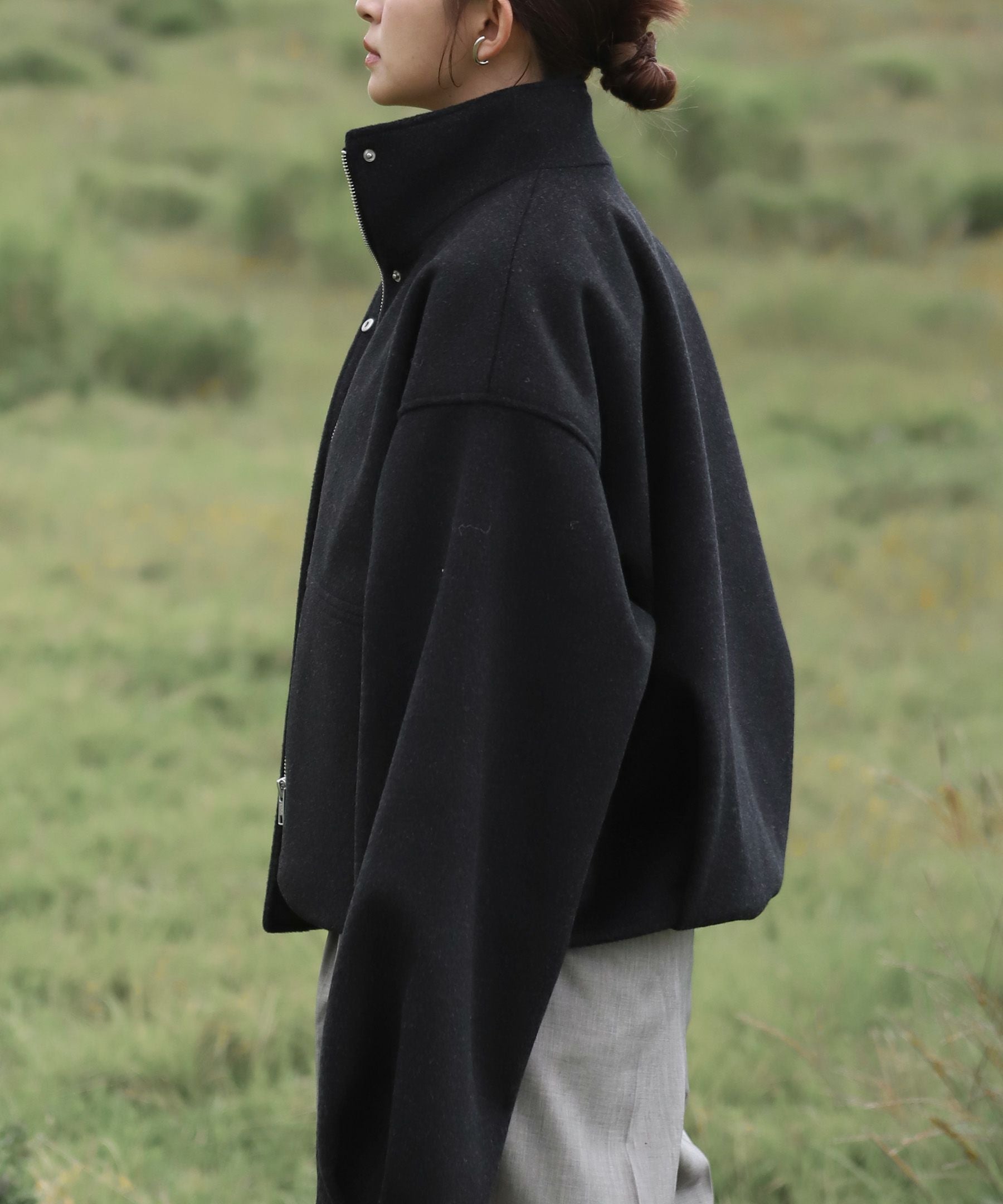 original wzip short wool coat | Reurie'（レウリィ）