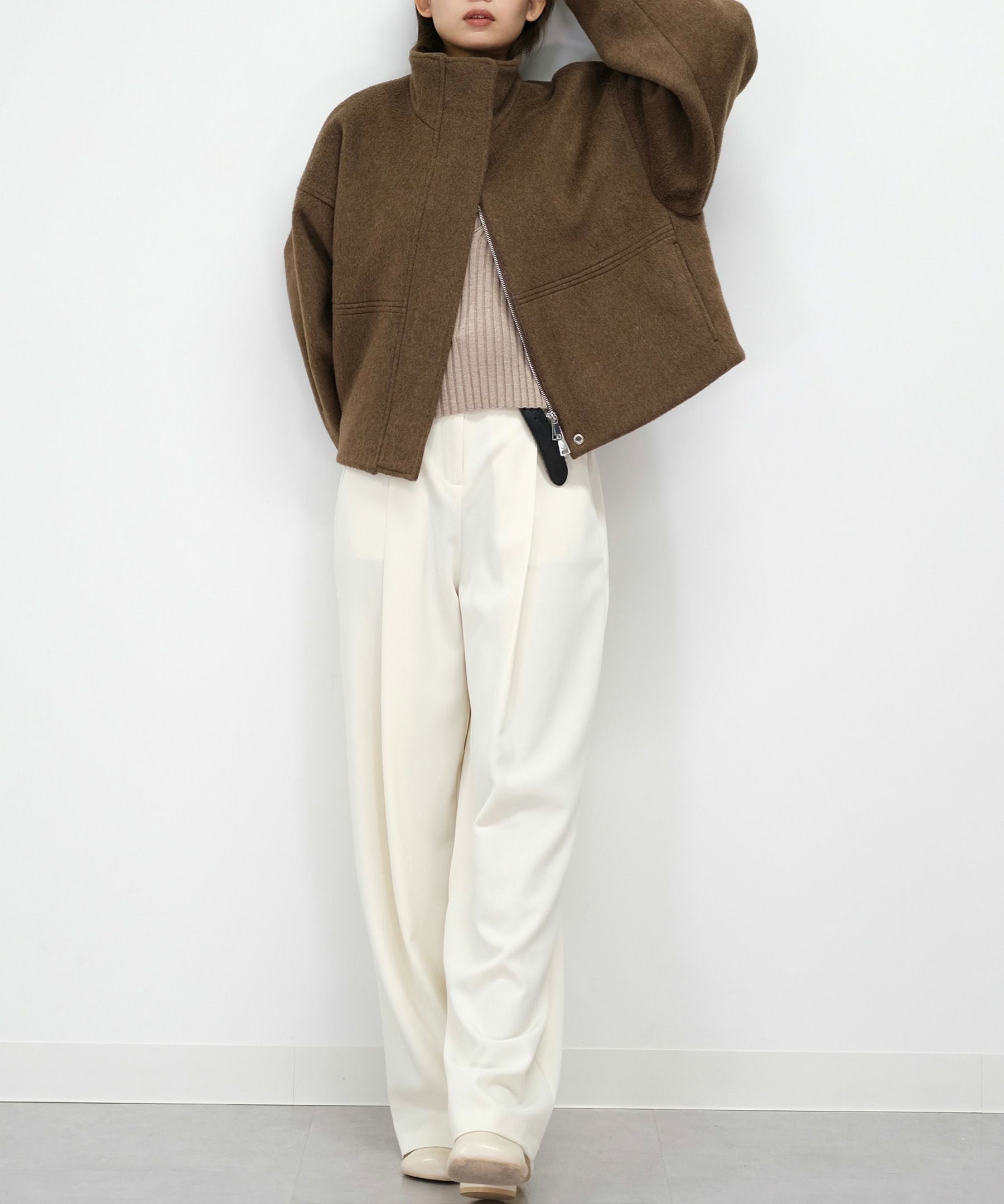 original wzip short wool coat | Reurie'（レウリィ）