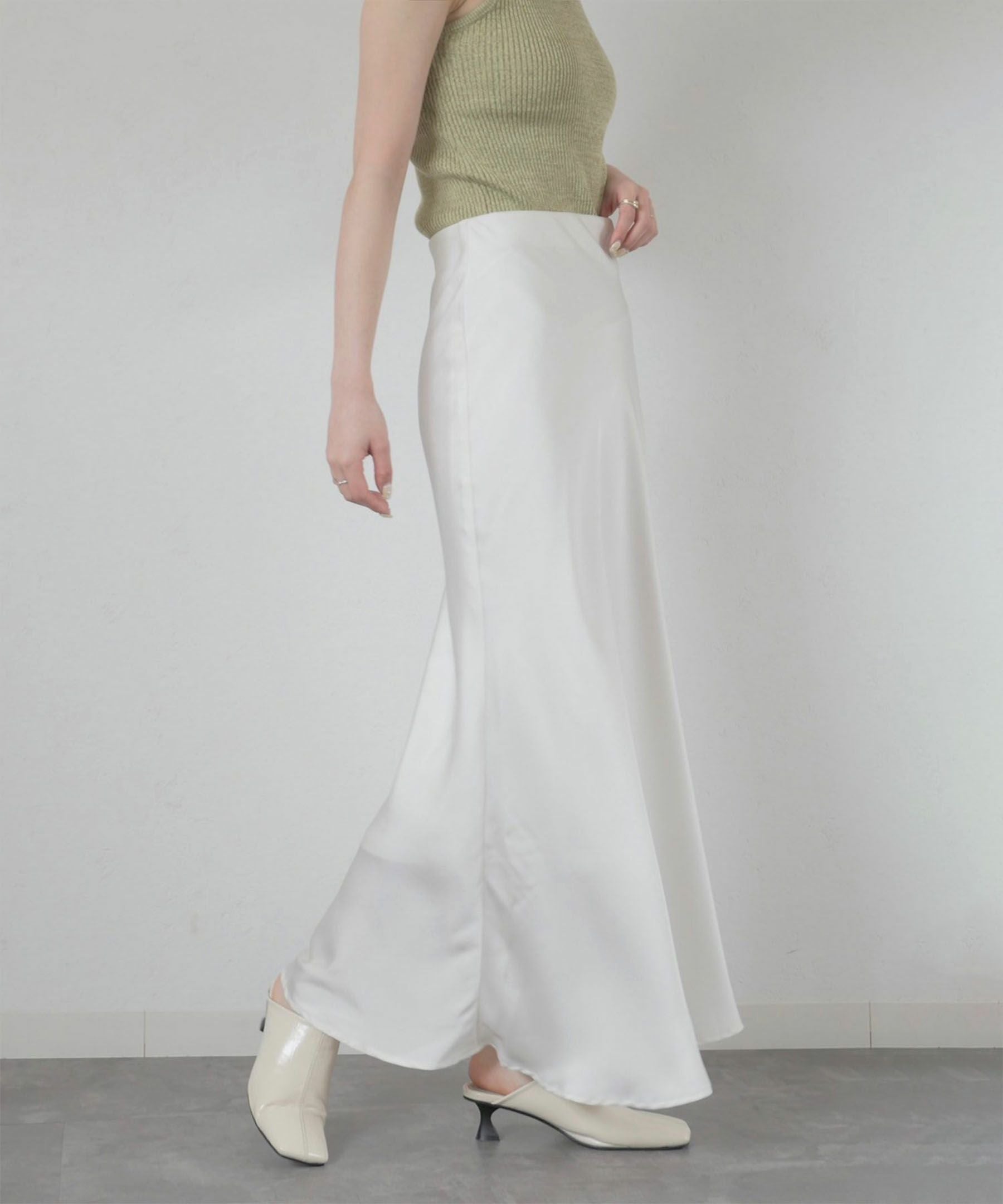 original bias satin long skirt | Reurie'（レウリィ）