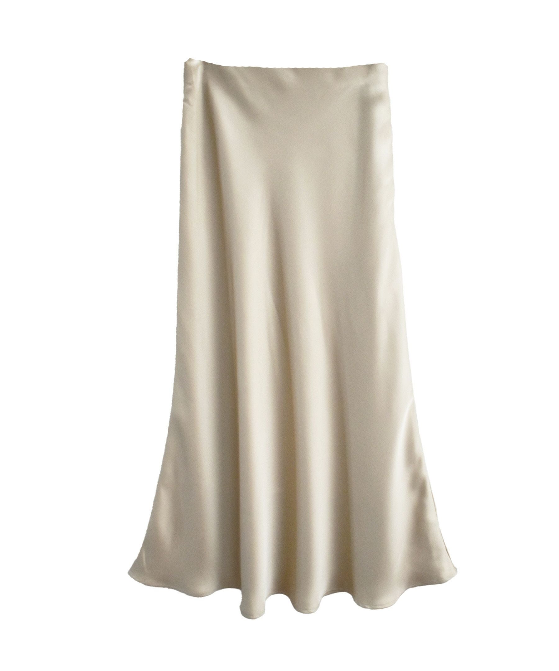 アメリ　BIAS SATIN PRINT SKIRT サテンスカート Ameri（アメリ）の「BIAS SATIN PRINT SKIRT（スカート）」 - WEAR