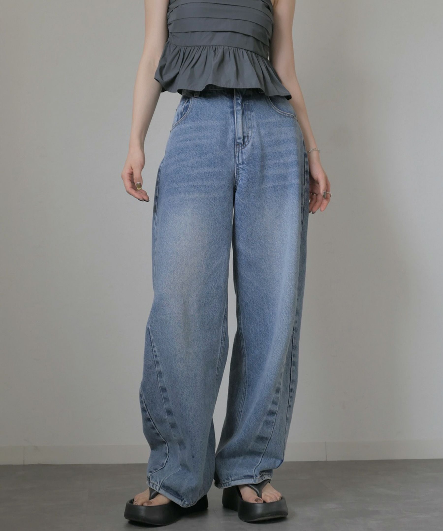 original high rise curve denim | Reurie'（レウリィ）