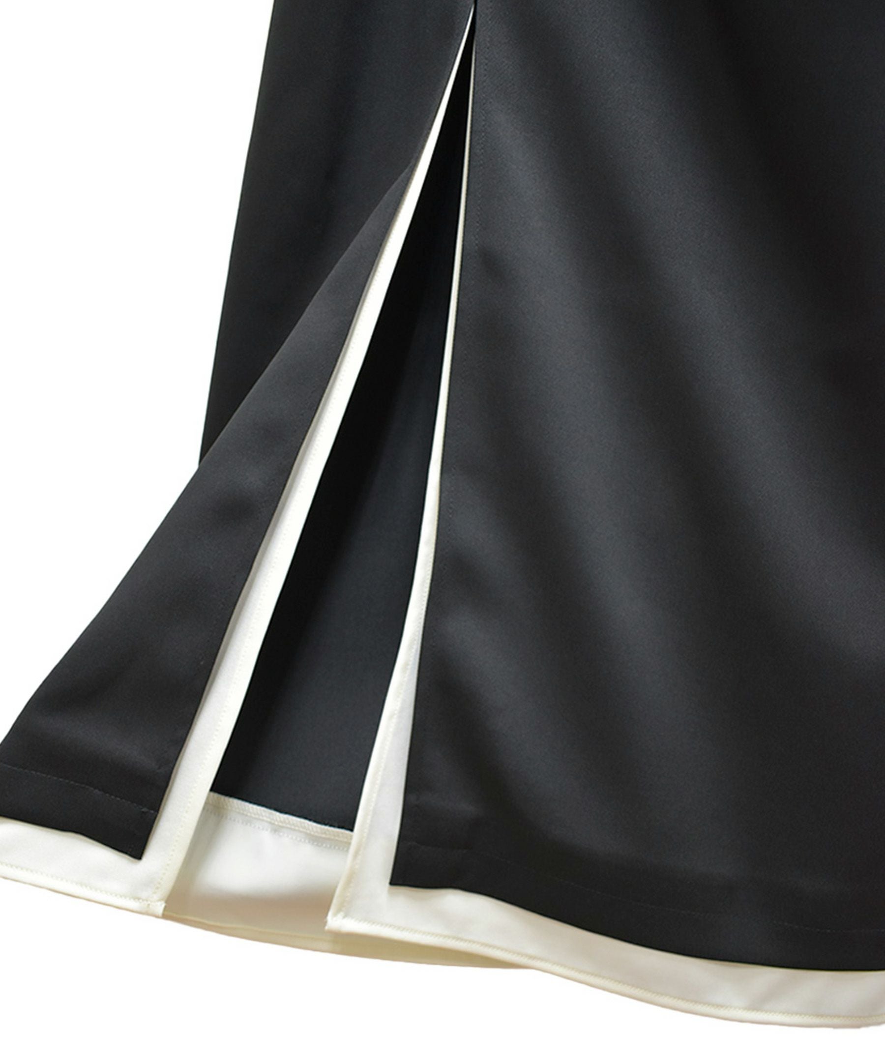 original side gather long slit skirt | Reurie'（レウリィ）