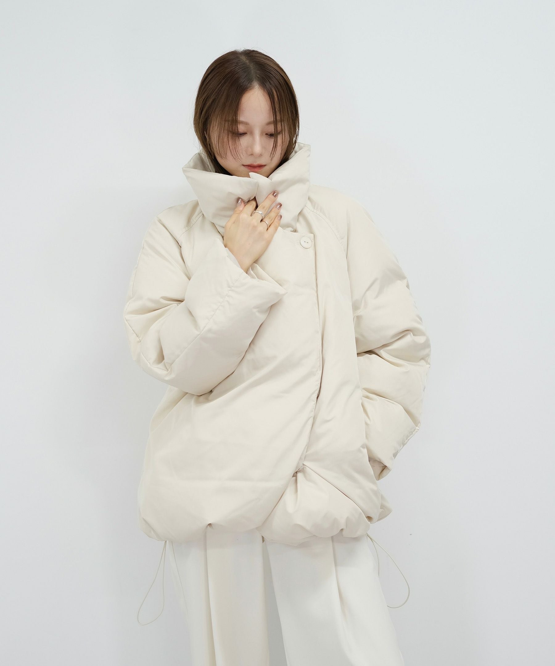 original cocoon middle down coat | Reurie'（レウリィ）