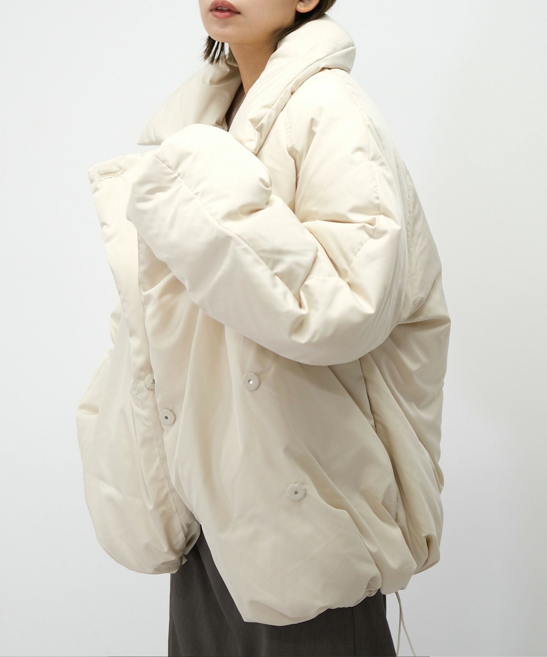 original cocoon middle down coat | Reurie'（レウリィ）