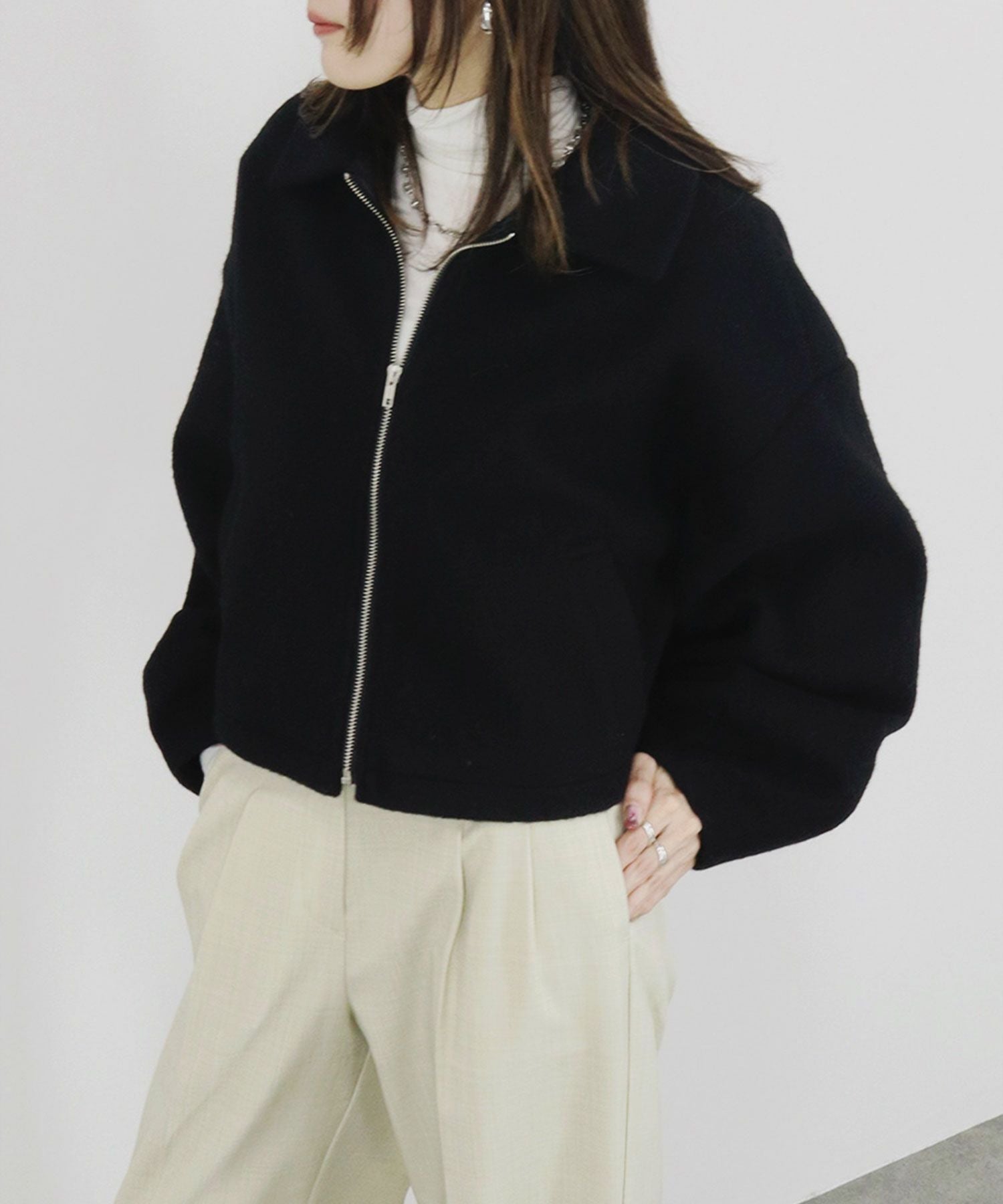volume sleeve short blouson | Reurie'（レウリィ）