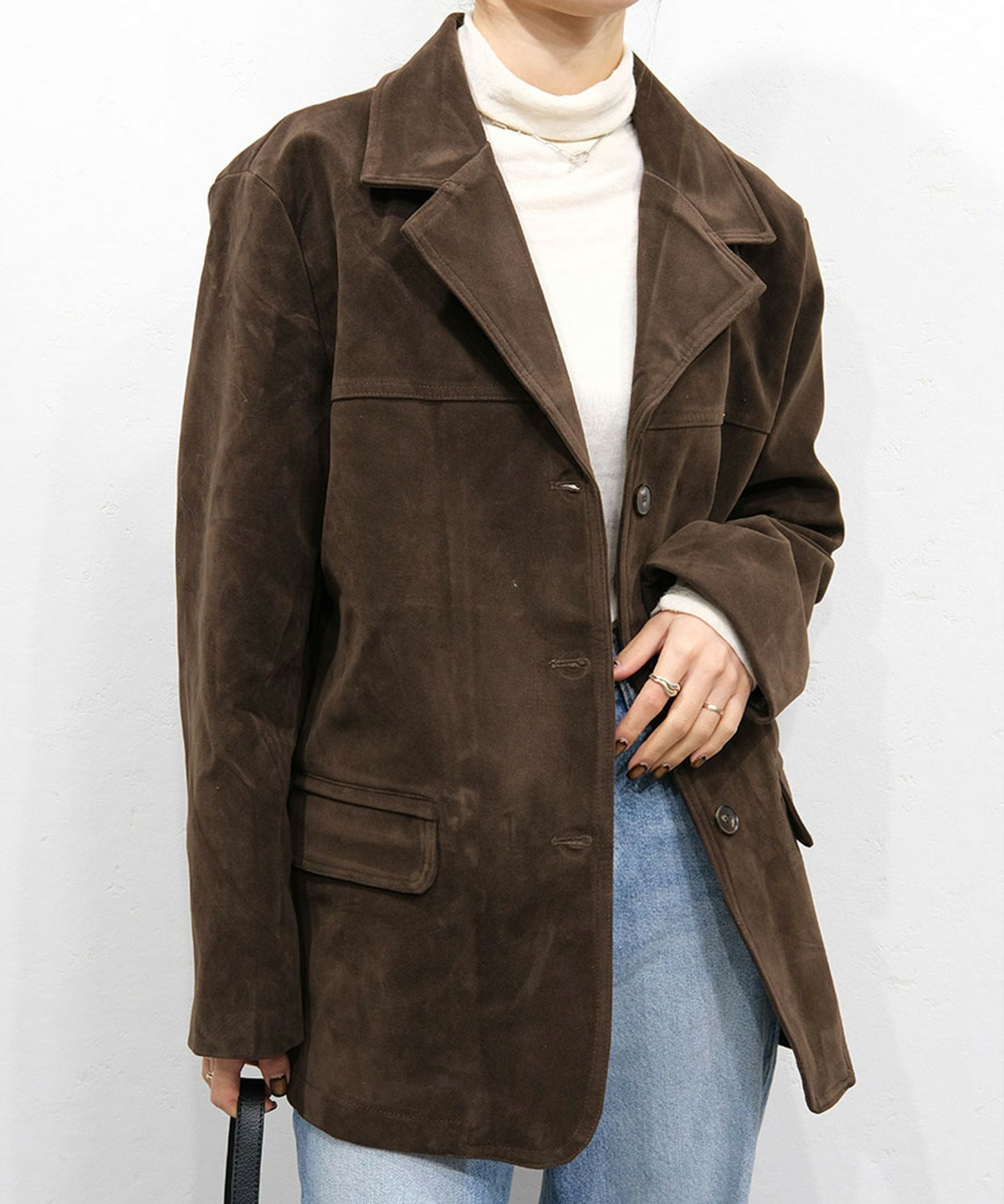 suede tailored jacket | Reurie'（レウリィ）