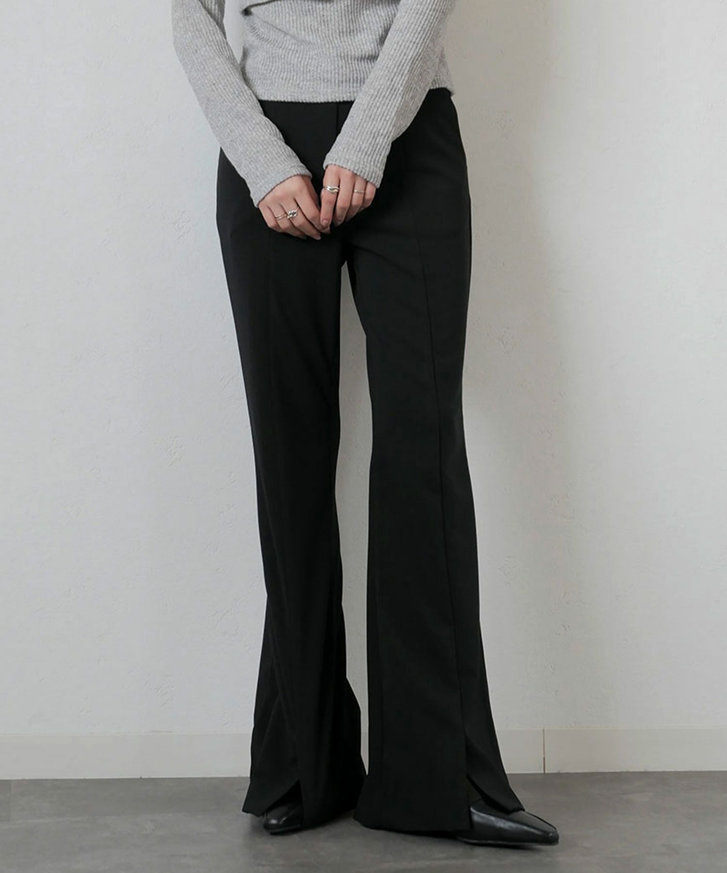 center press semi flare slacks | Reurie'（レウリィ）