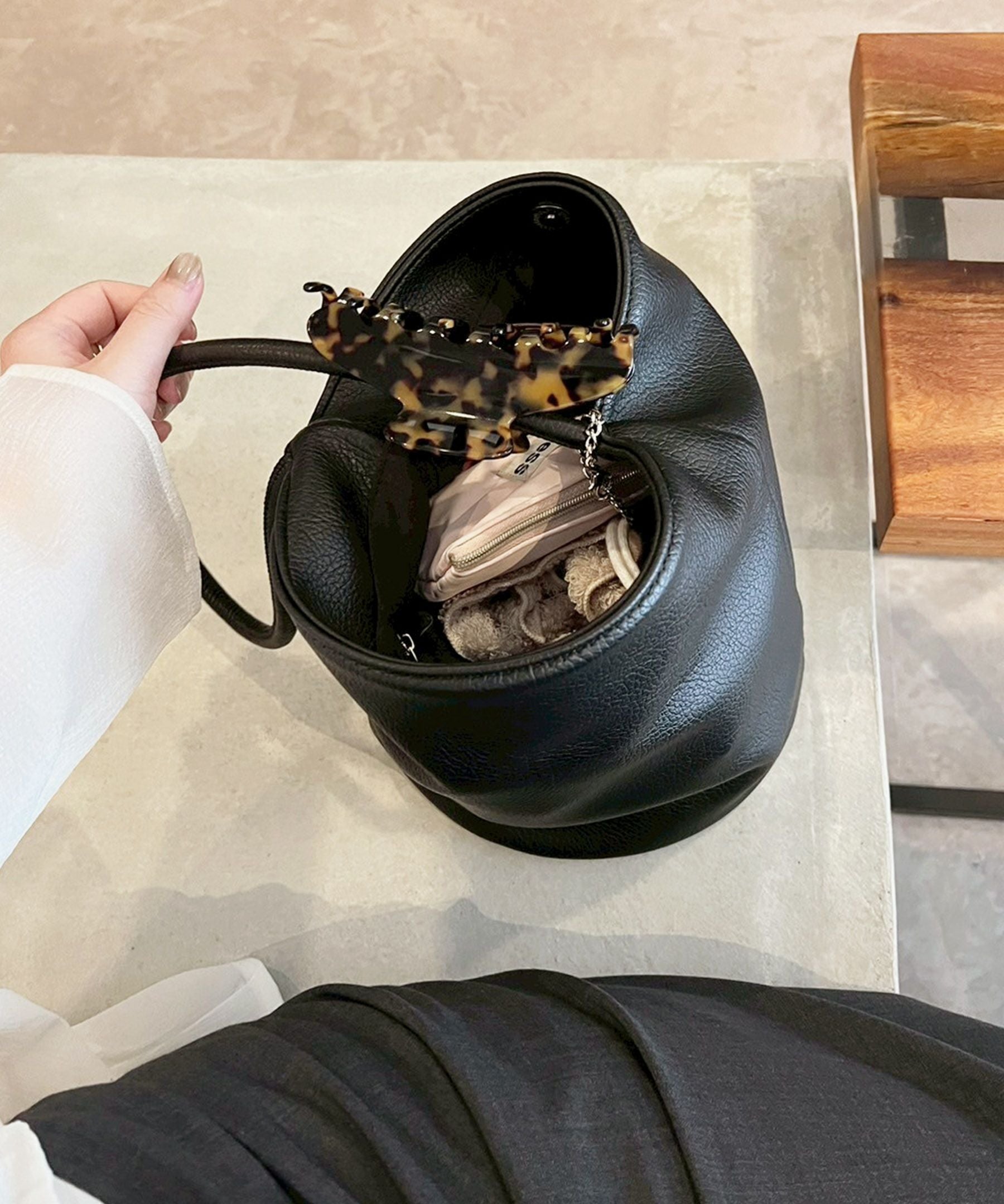 ayakawasaki トートバッグ バケツバッグ( ˊᵕˋ* ) bucket tote bag(ayaka select) | Reurie'（レウリィ）
