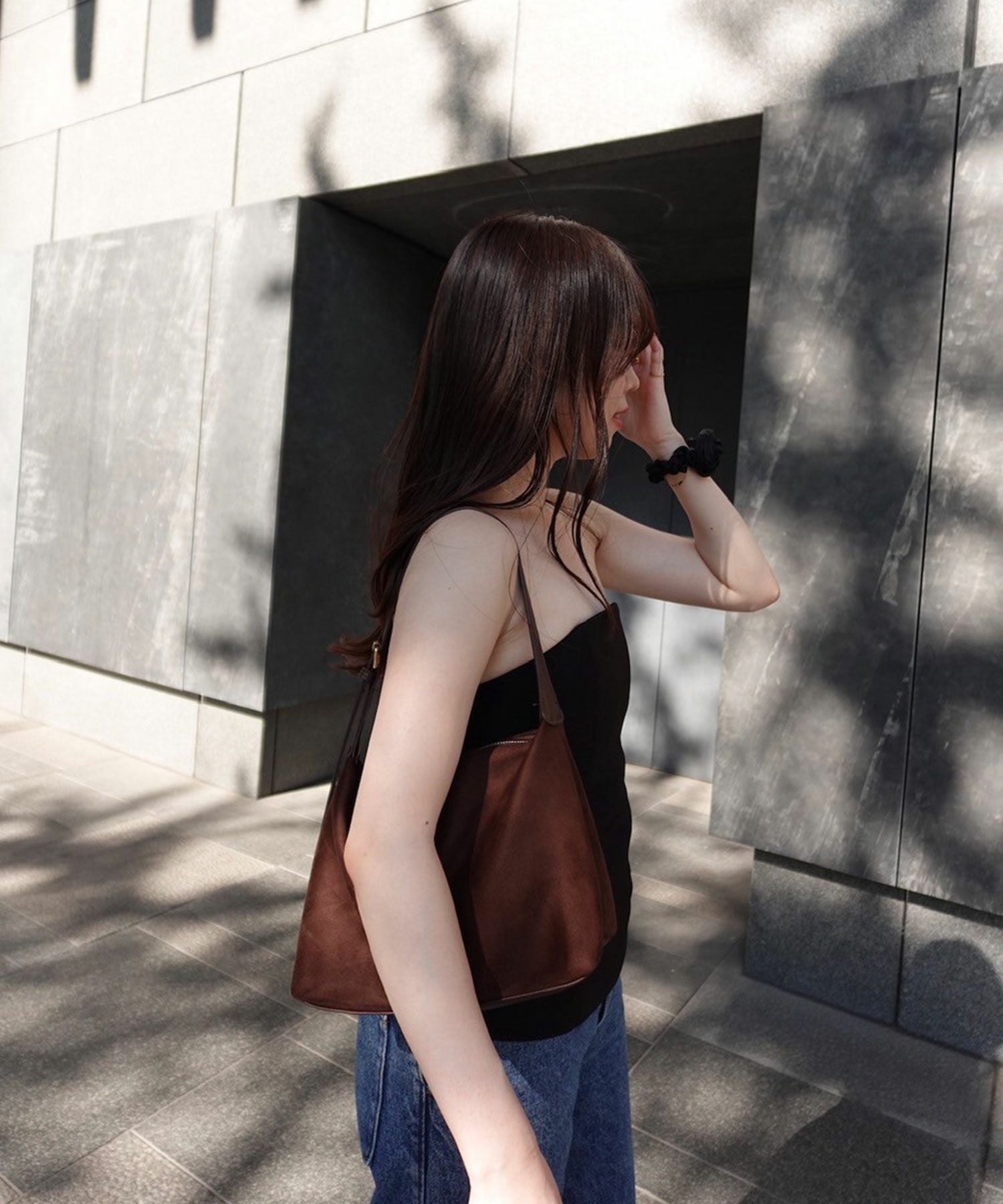suede onehandle bag(ayaka select) | Reurie'（レウリィ）
