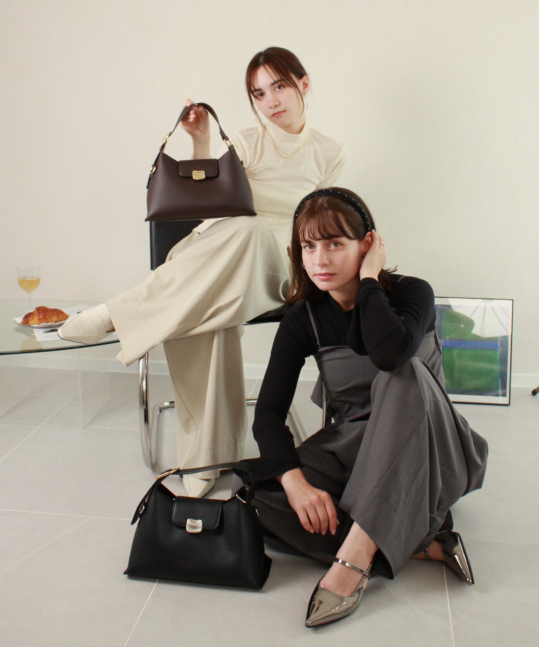 original nuance metal flap bag | Reurie'（レウリィ）