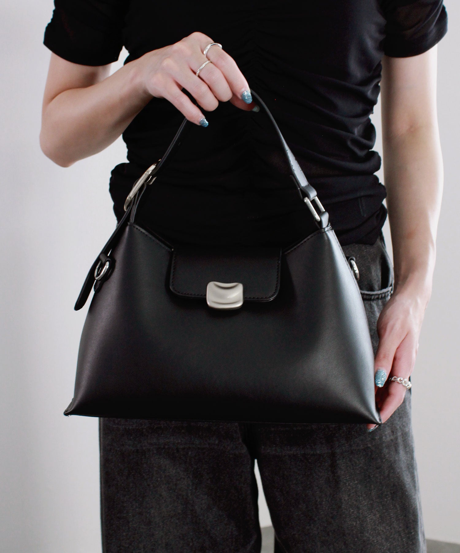original nuance metal flap bag | Reurie'（レウリィ）
