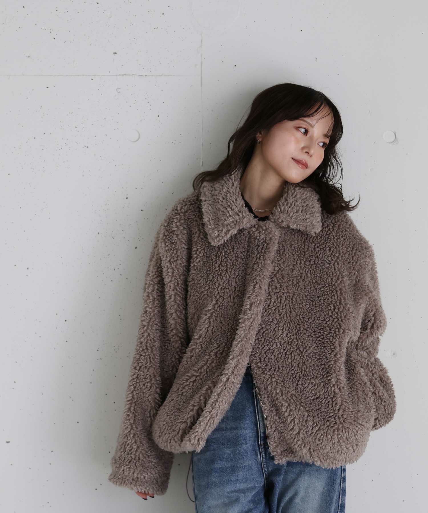 Reurie ダブルジップショートウールコート Reurie'（レウリィ） コート アウター レディース : ZOZOTOWN Yahoo!店