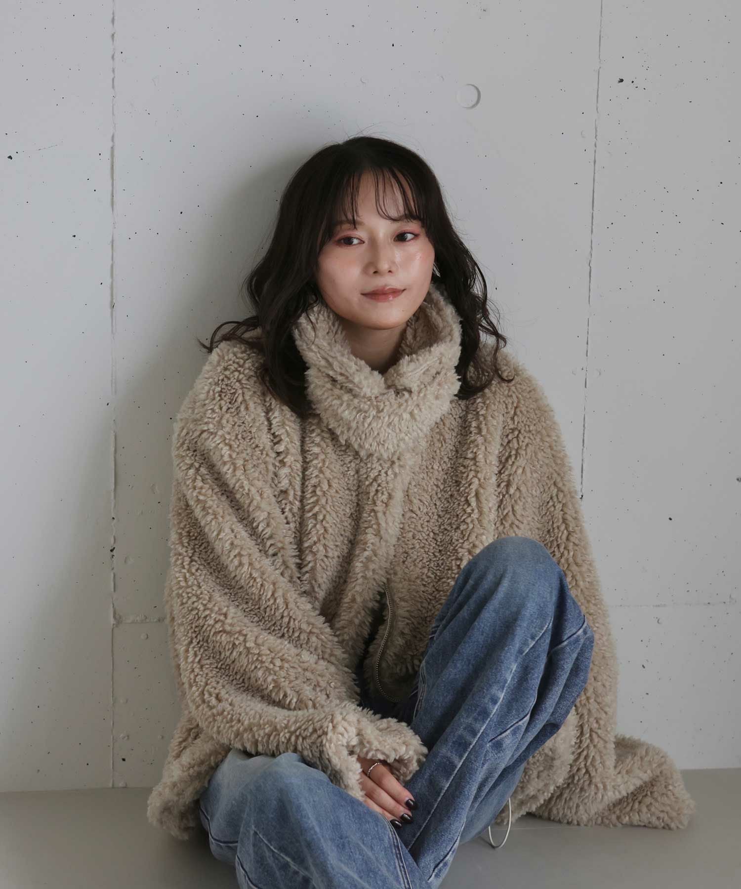 original double zip fur coat | Reurie'（レウリィ）