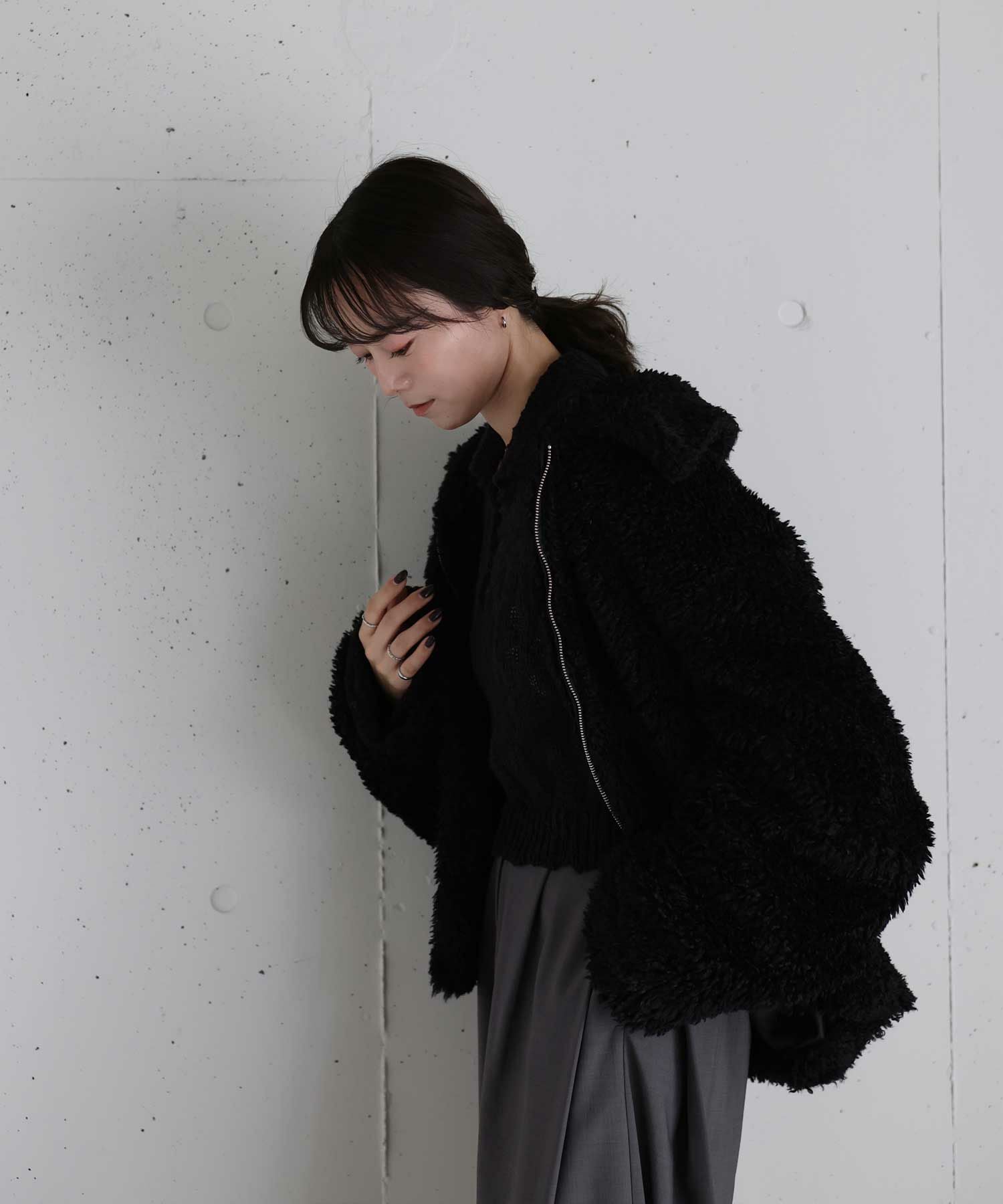 original double zip fur coat | Reurie'（レウリィ）
