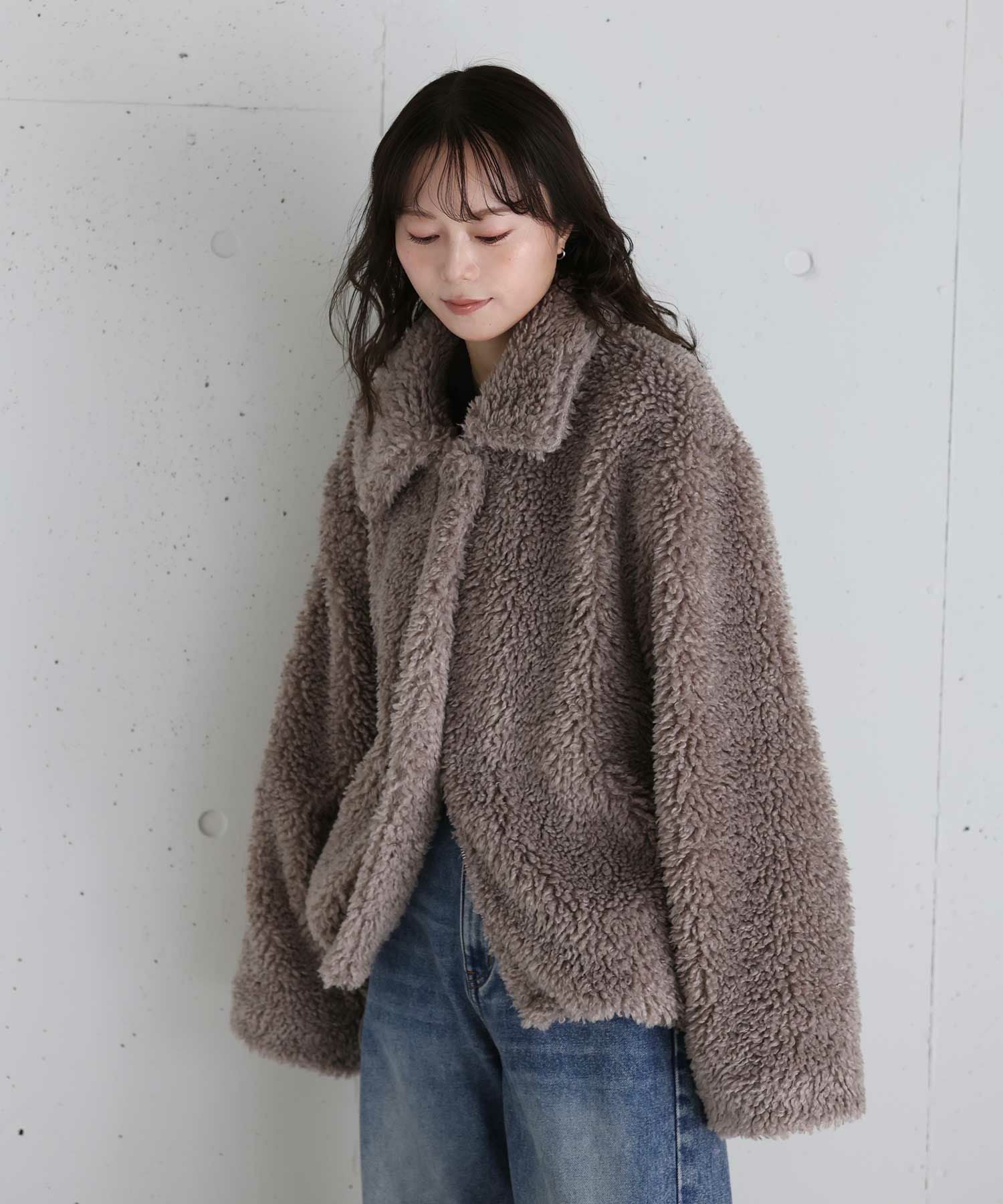 original double zip fur coat | Reurie'（レウリィ）