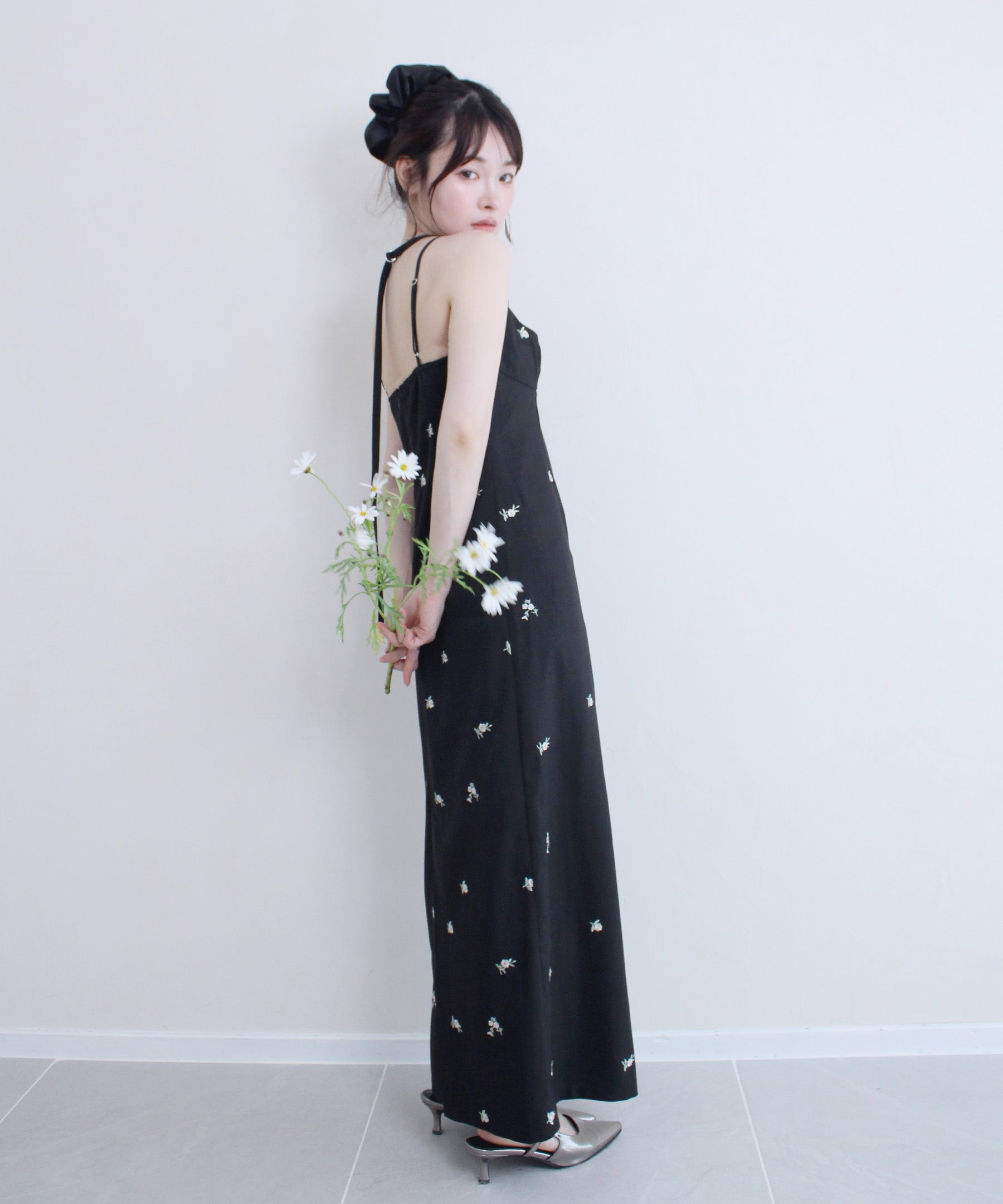 lace hem narrow skirt(saki select) | Reurie'（レウリィ）