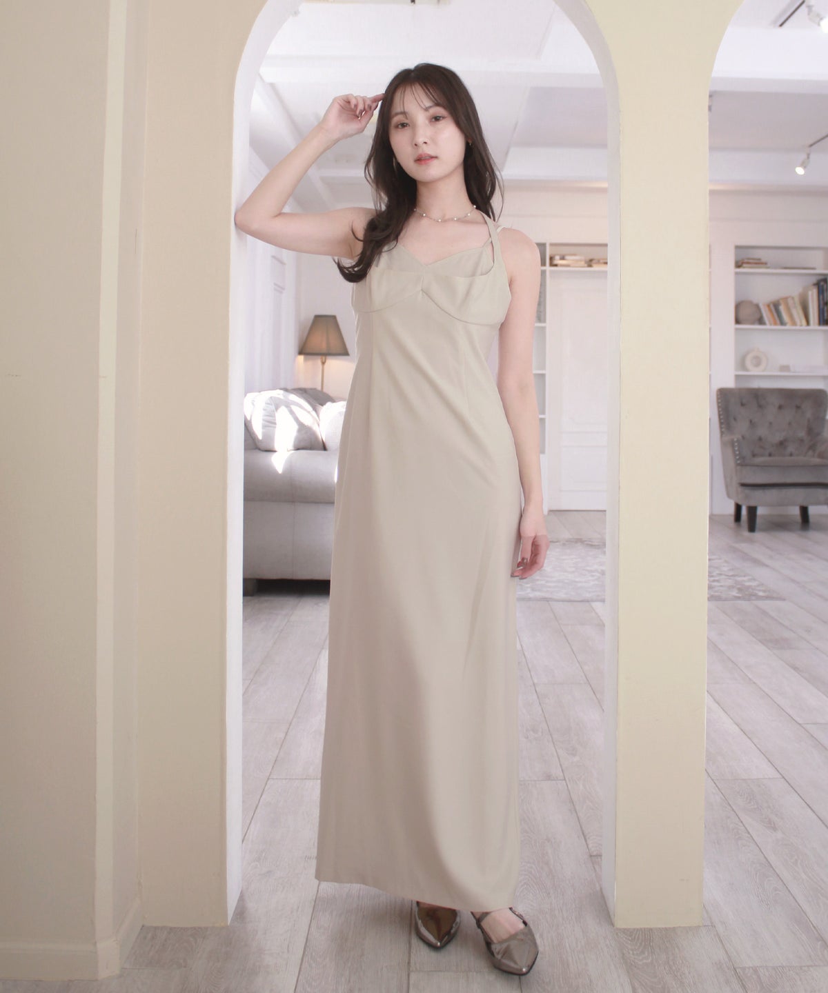 モデル身長：158cm （Mサイズ着用）
