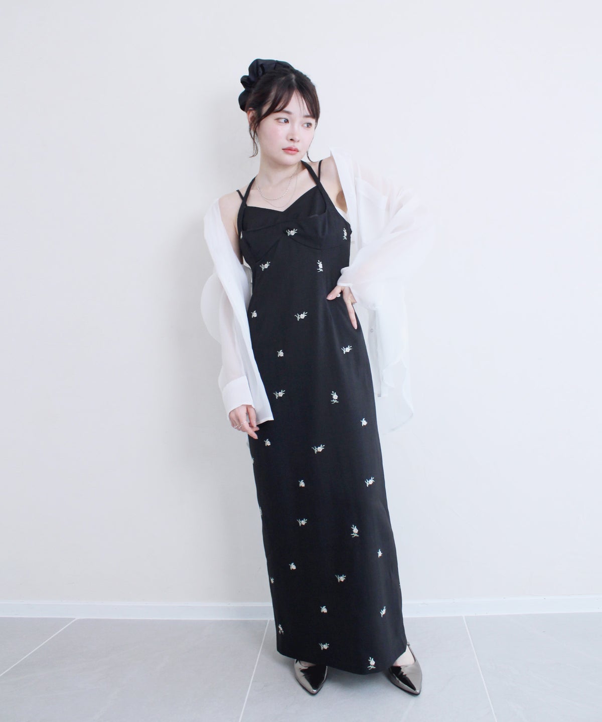 モデル身長：158cm （Mサイズ着用）