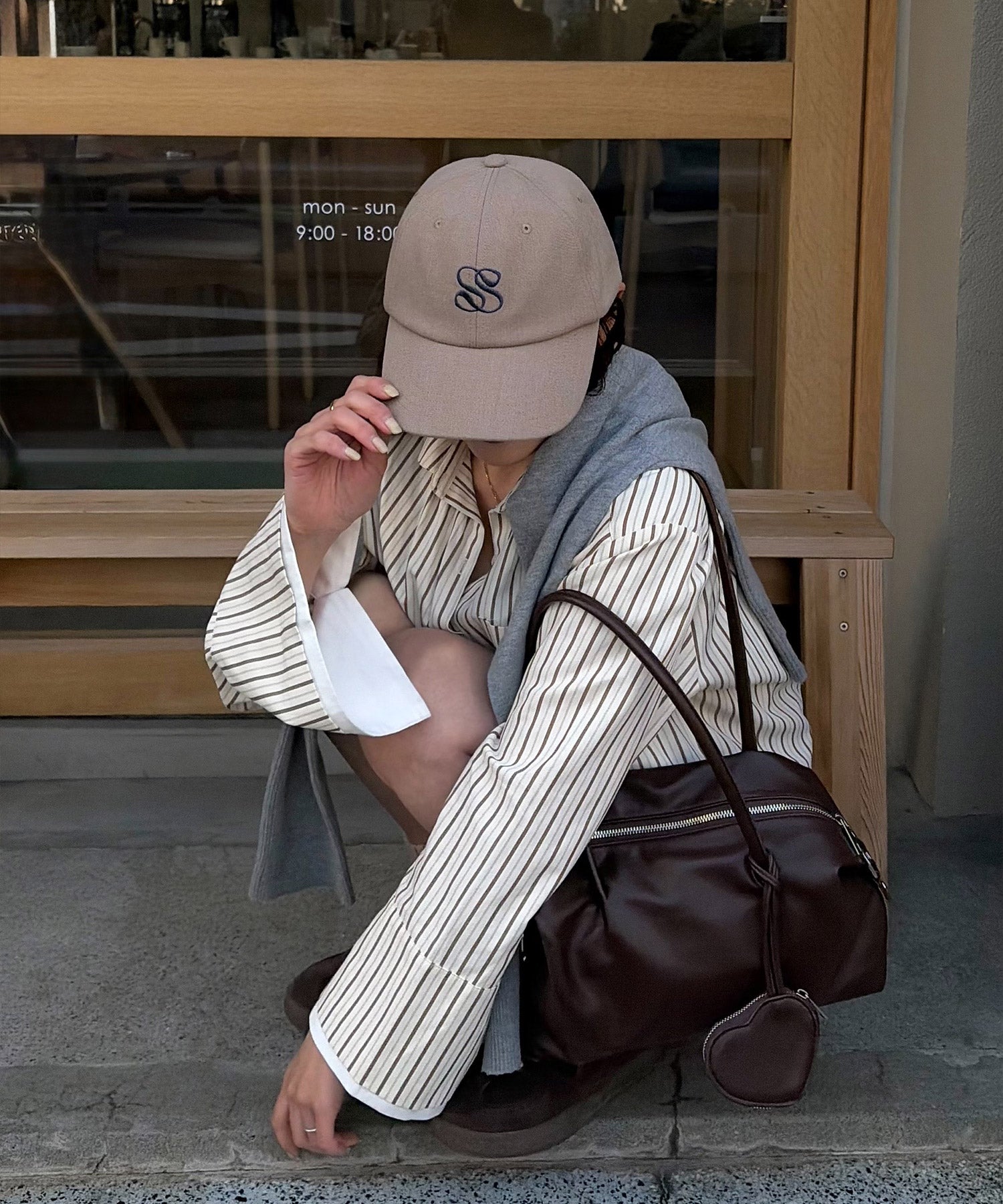 monogram logo cap【sayaka original】 | Reurie'（レウリィ）