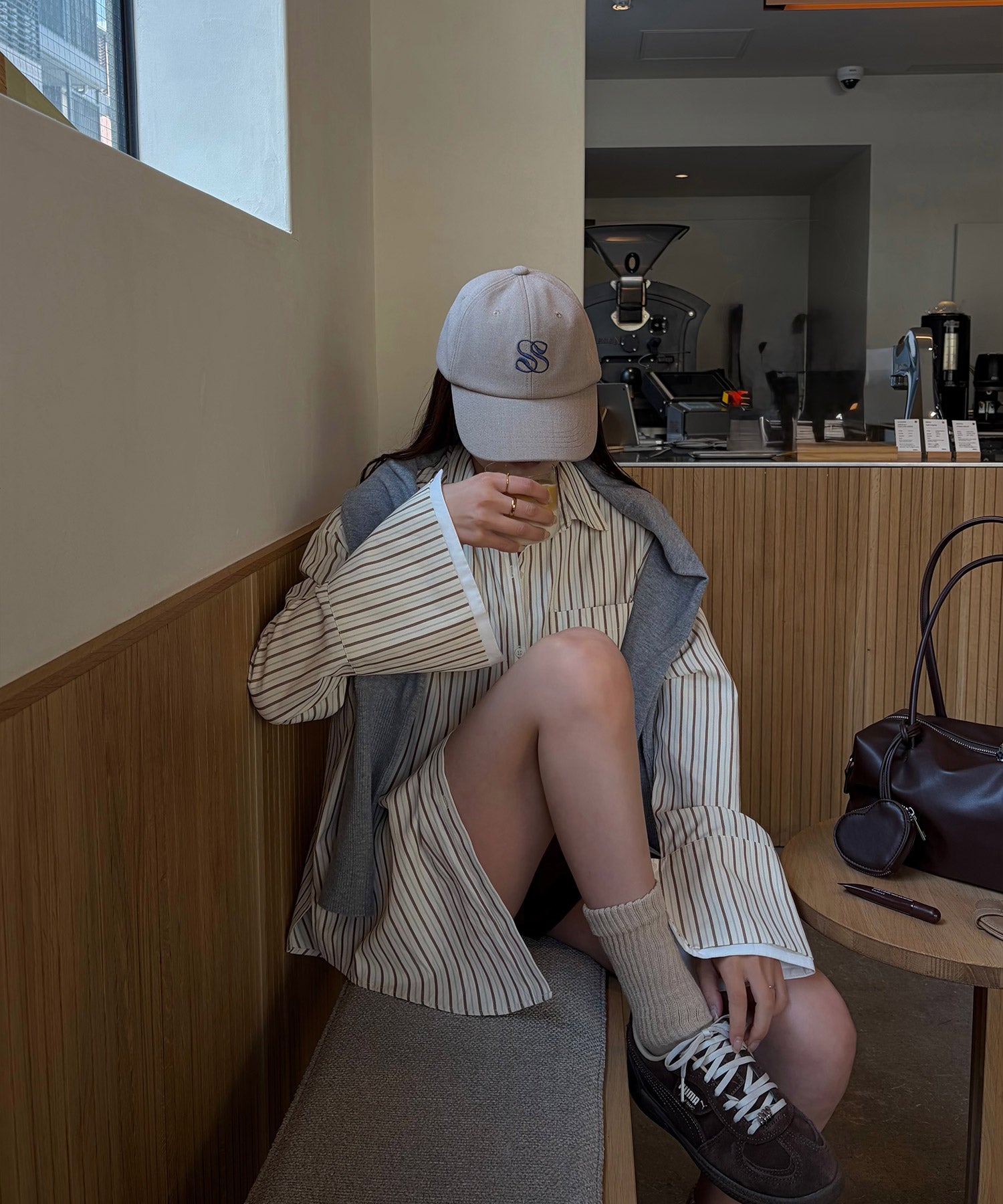 monogram logo cap | Reurie'（レウリィ）