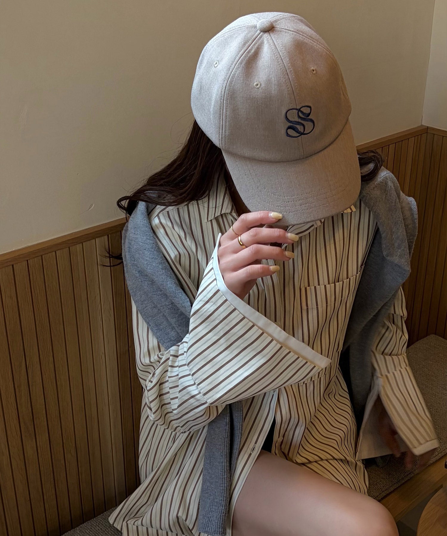 monogram logo cap【sayaka original】 | Reurie'（レウリィ）