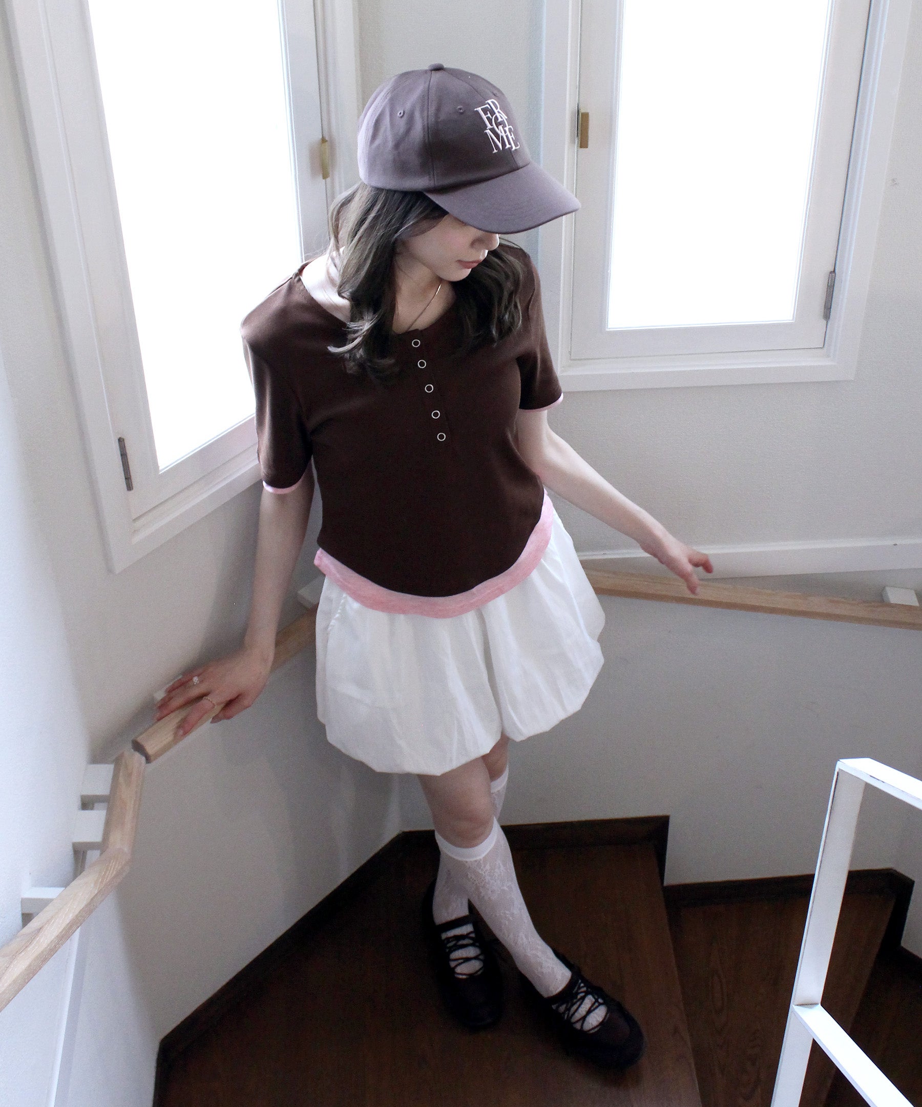 スカート saki lace hem narrow skirt(saki select) | Reurie'（レウリィ）