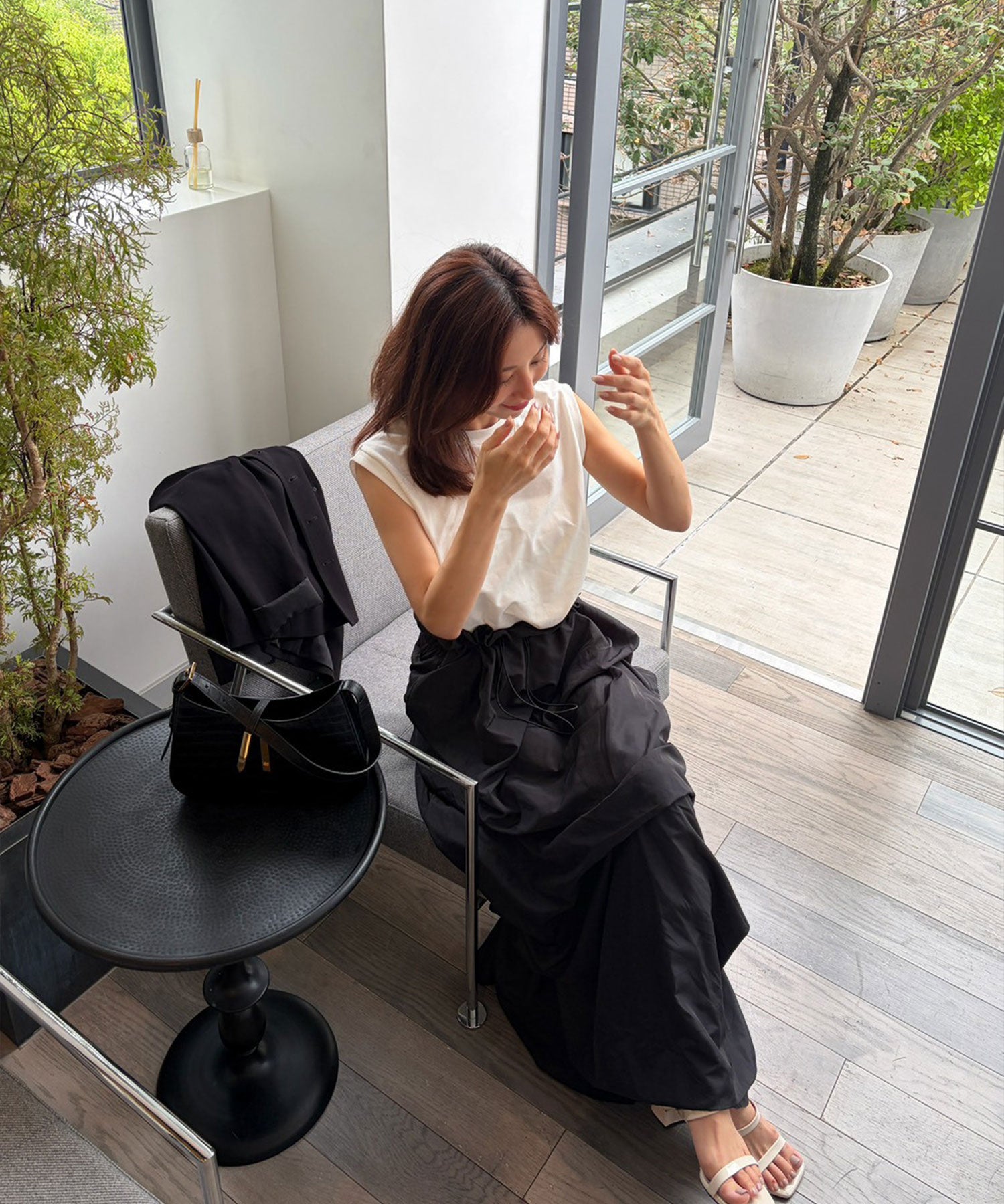 mix fabric docking onepiece (chihiro select) | Reurie'（レウリィ）