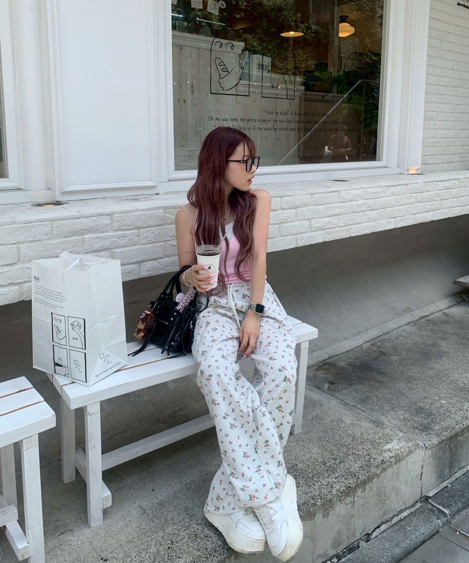 flower sweat pants(mayu select) | Reurie'（レウリィ）