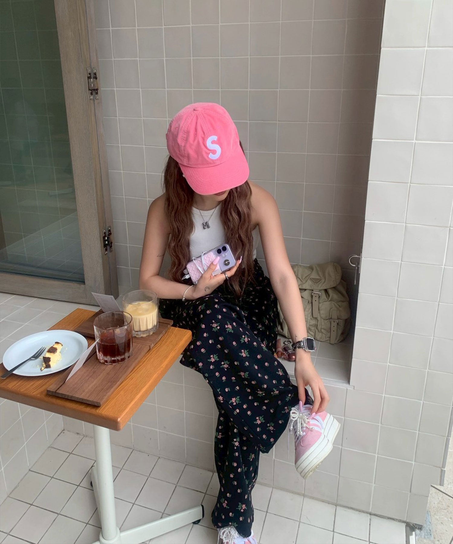 flower sweat pants(mayu select) | Reurie'（レウリィ）
