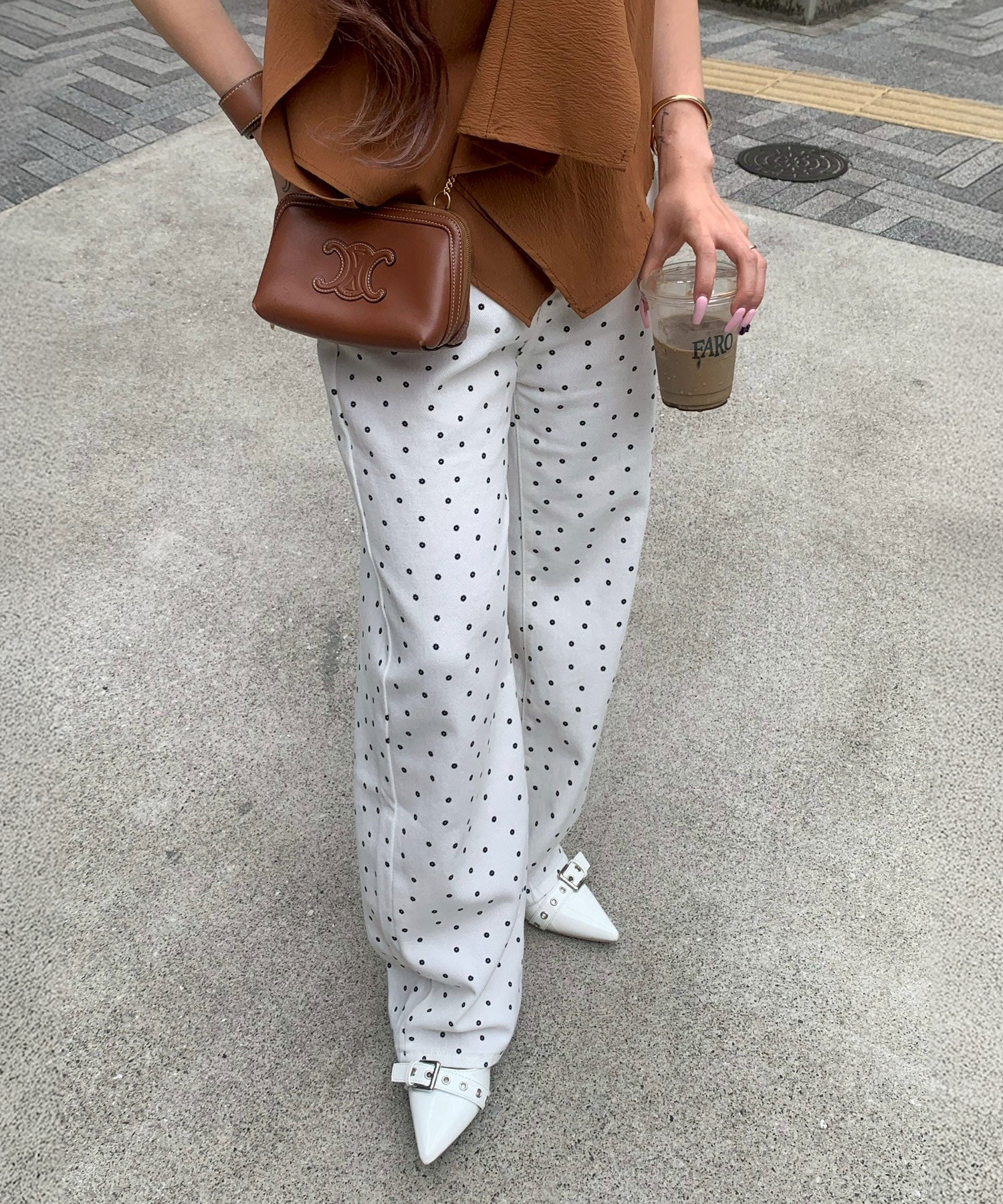 dot flower denim(mayu select) | Reurie'（レウリィ）