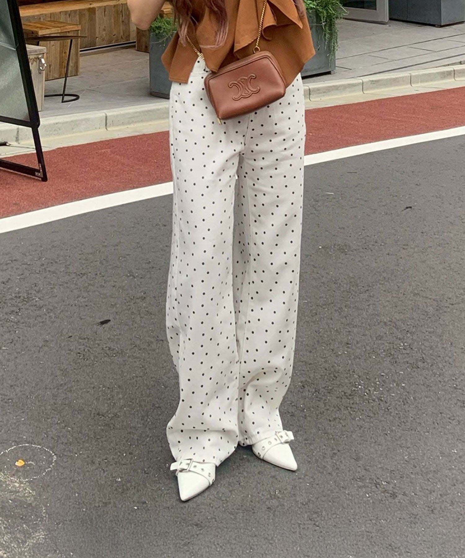 dot flower denim(mayu select) | Reurie'（レウリィ）