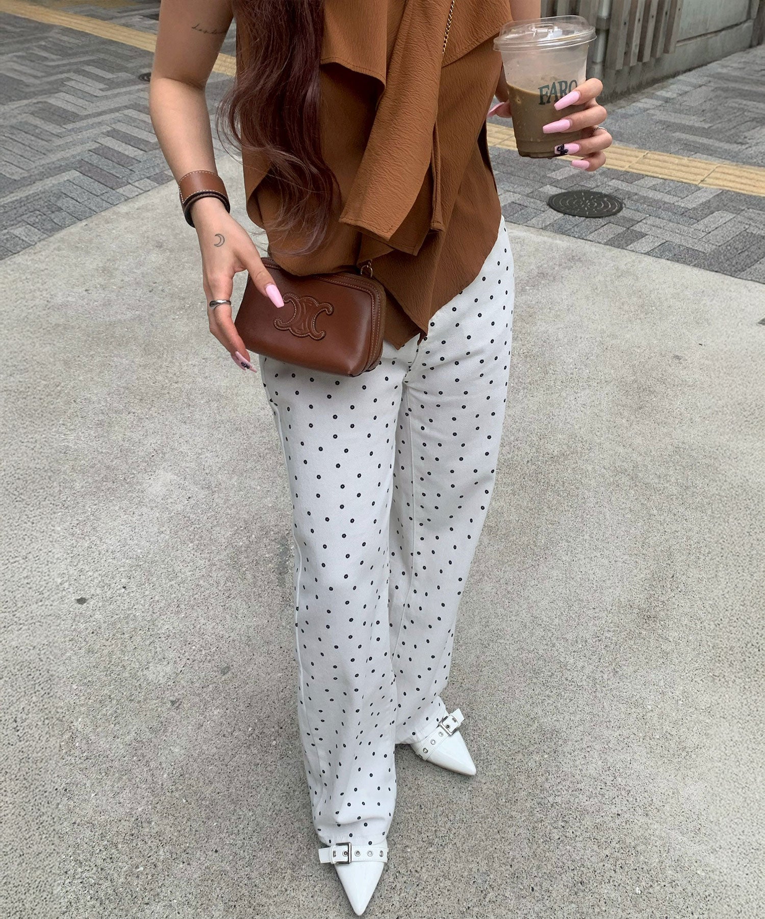 dot flower denim(mayu select) | Reurie'（レウリィ）